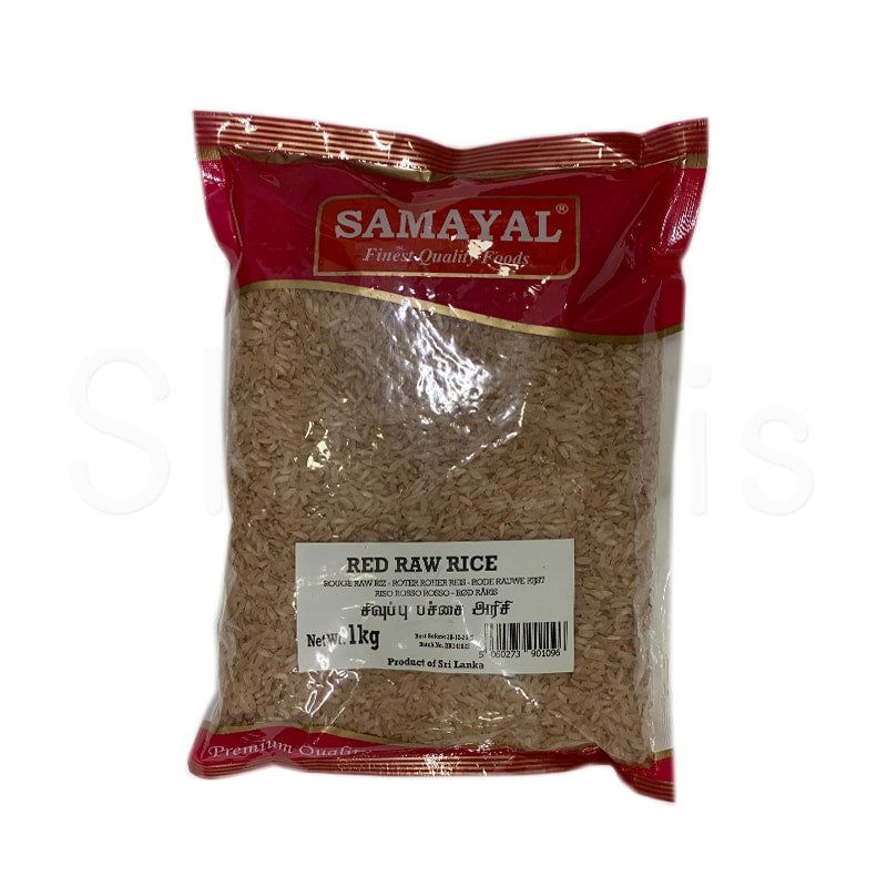 Samayal Red Raw Rice 1kg^ - Shaalis.com