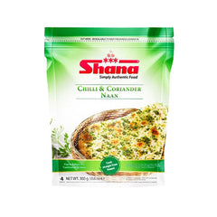 Shana Chilli and Coriander Naan 300g^ - Shaalis.com