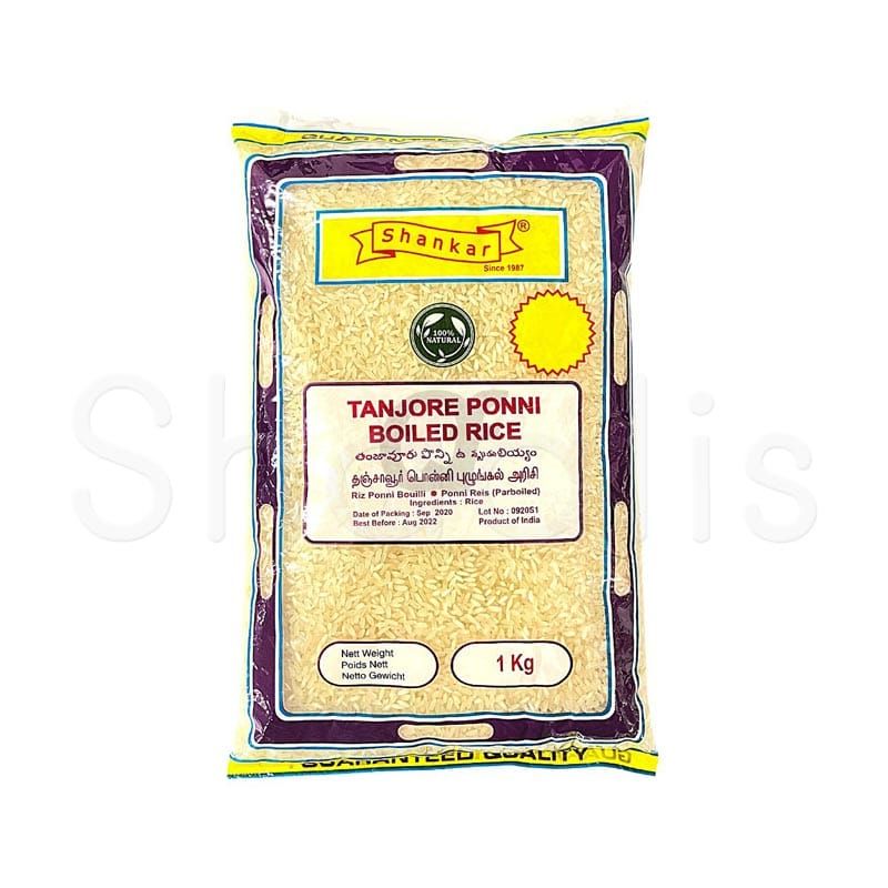 Shankar Thanjavur Ponni Boiled Rice 1kg - Shaalis.com