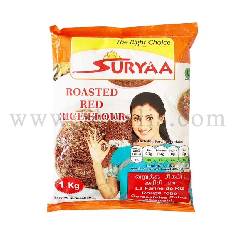 Suryaa Roasted Red Rice Flour 1kg^ - Shaalis.com