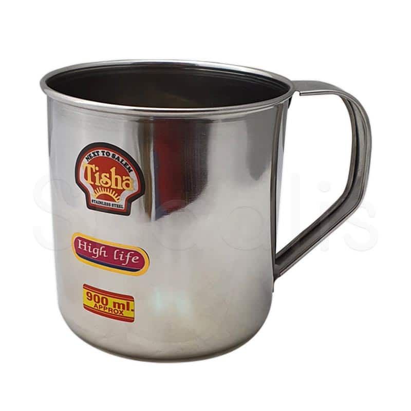 Tisha Stainless Steel Jug 900ml - Shaalis.com