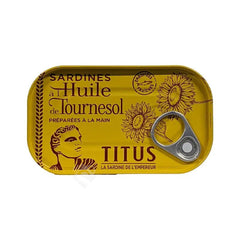 Titus Sardines in Vegetable Oil 125g^ - Shaalis.com