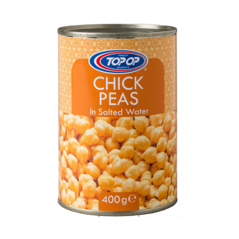 Top Op Chick peas in salted water  400g