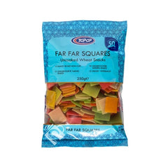 Top Op Far Far Square Coloured Uncooked Wheat Snacks 250g