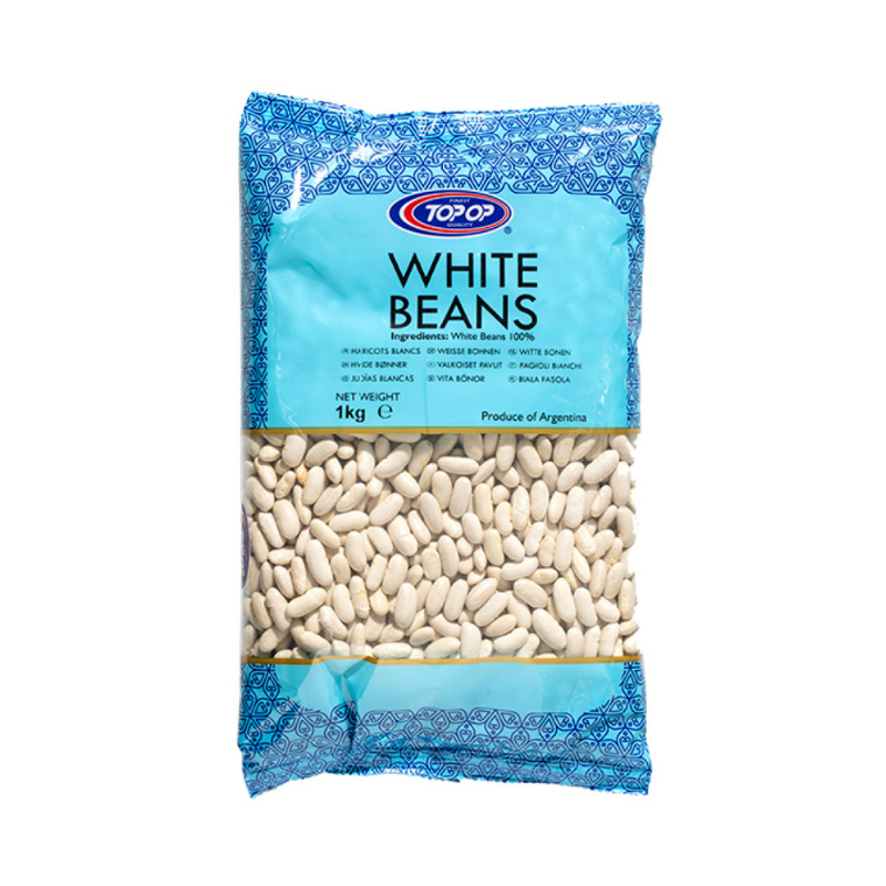 Top Op White Alubia Beans 1kg