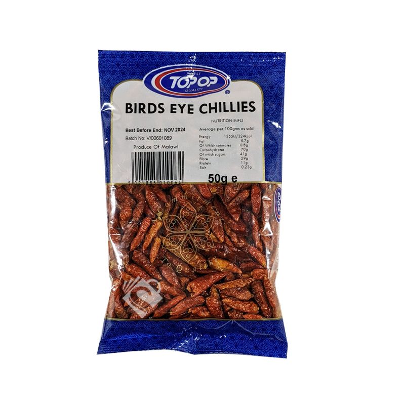 Top Op Birds Eye Chillies 50g^ - Shaalis.com
