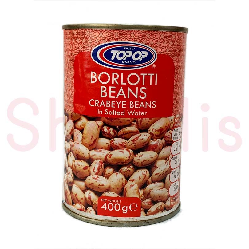 Top Op Borlotti Beans-Crabeye Beans 400g^ - Shaalis.com