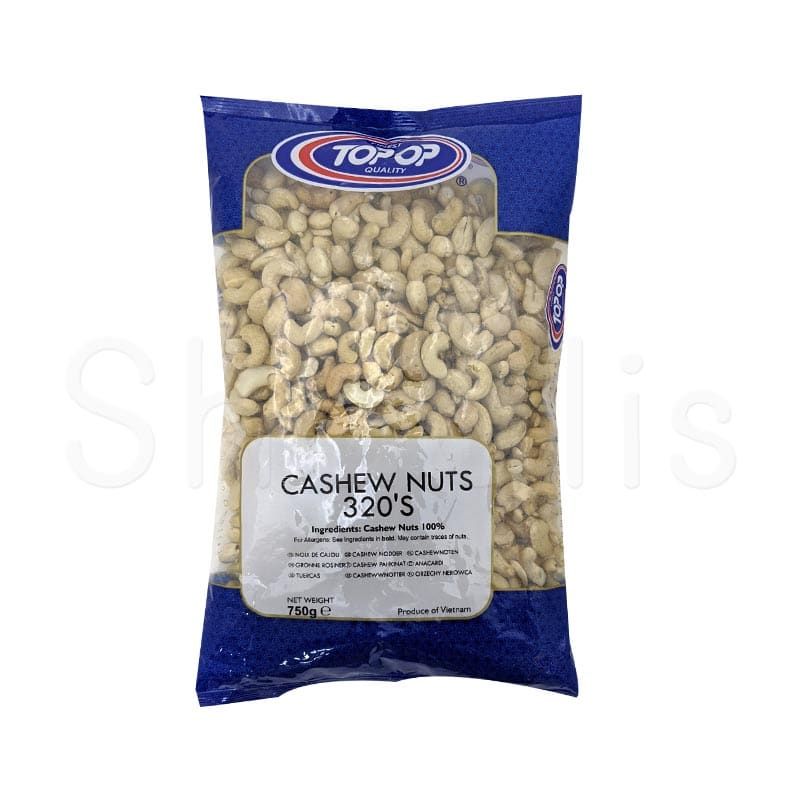 Top Op Cashew Nuts 320's 750g^ - Shaalis.com