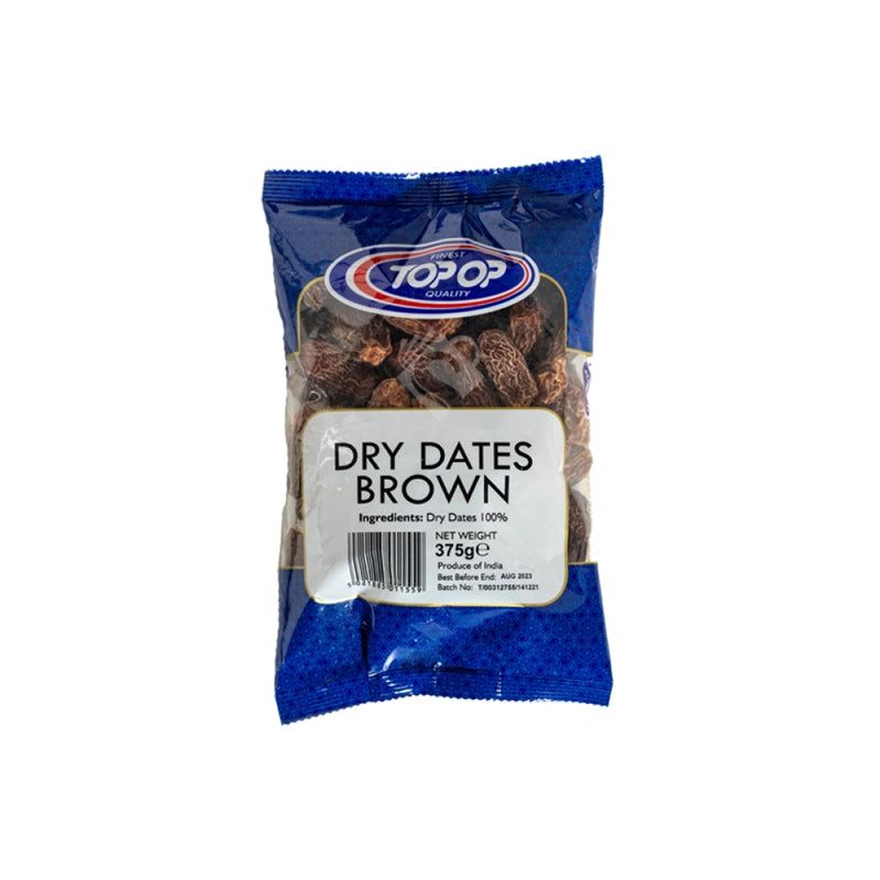 Top Op Dried Dates Brown 375g^ - Shaalis.com