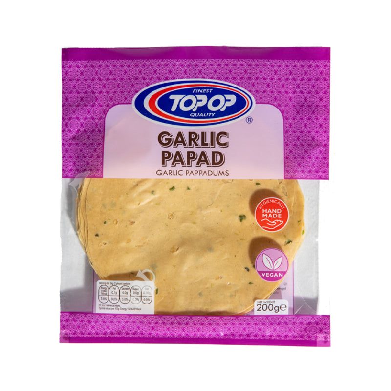 Top Op Garlic Papad 200g^ - Shaalis.com