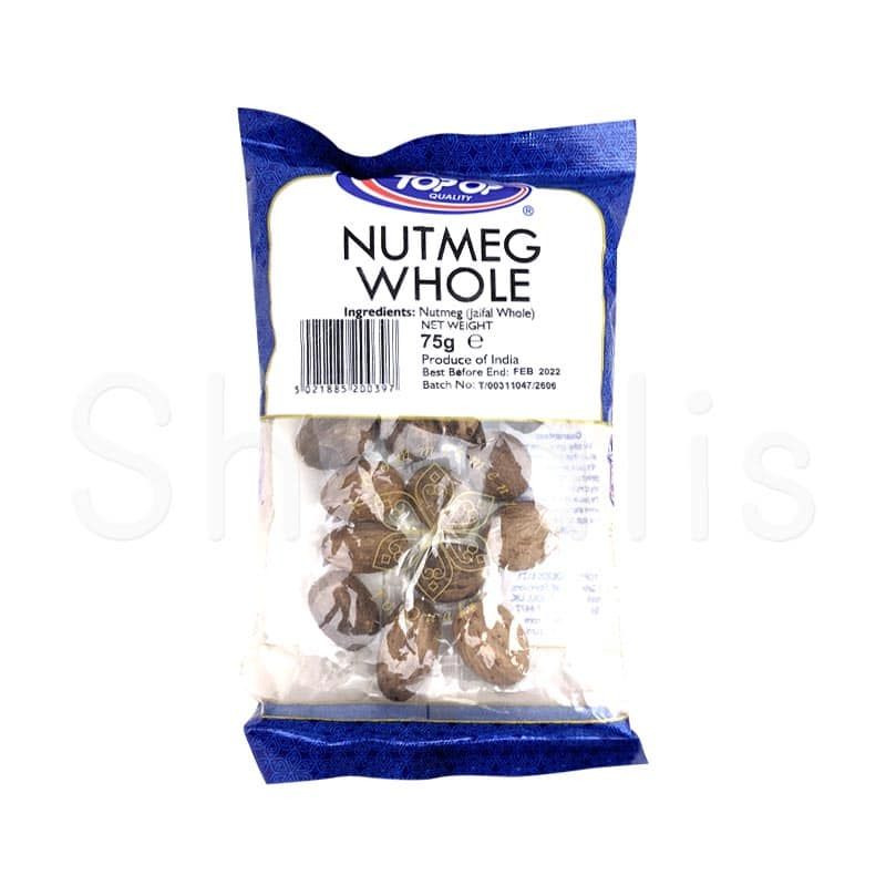 Top Op Nutmeg Whole 75g^ - Shaalis.com