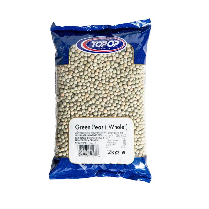Top Op Whole Green Peas 2kg^ - Shaalis.com