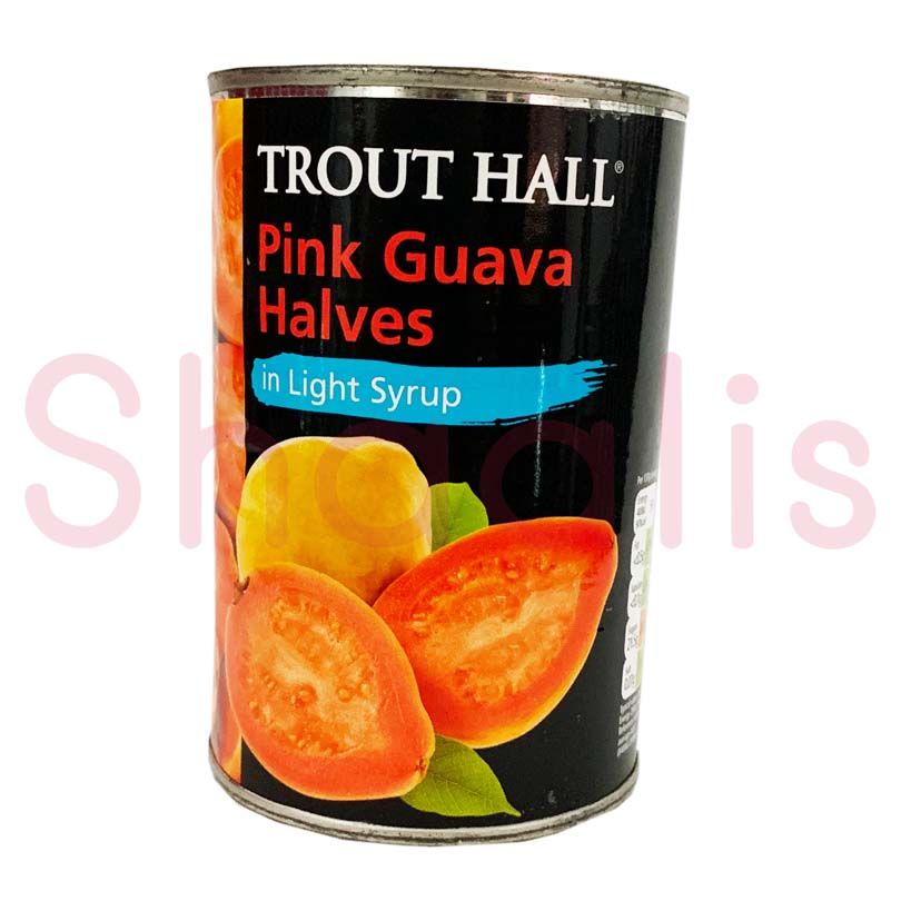 Trout Hall Pink Guava Halves -In Light Syrup 410g - Shaalis.com