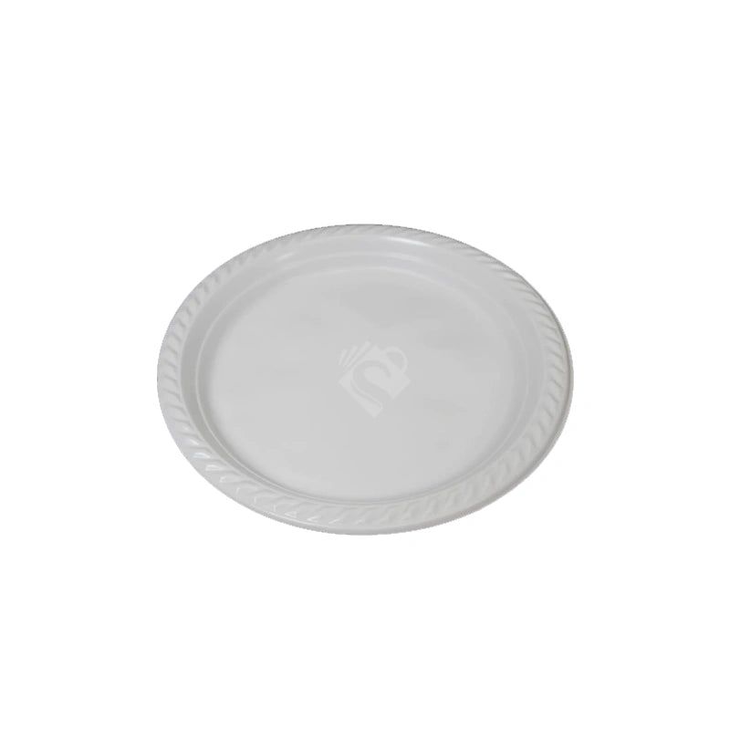 Tverk Plastic Plates Plain 50 pieces^ - Shaalis.com