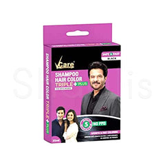 VCare Shampoo Hair Colour Triple+Plus 25ml - Shaalis.com