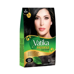 Vatika Henna Hair Colour - Jet Black 60g