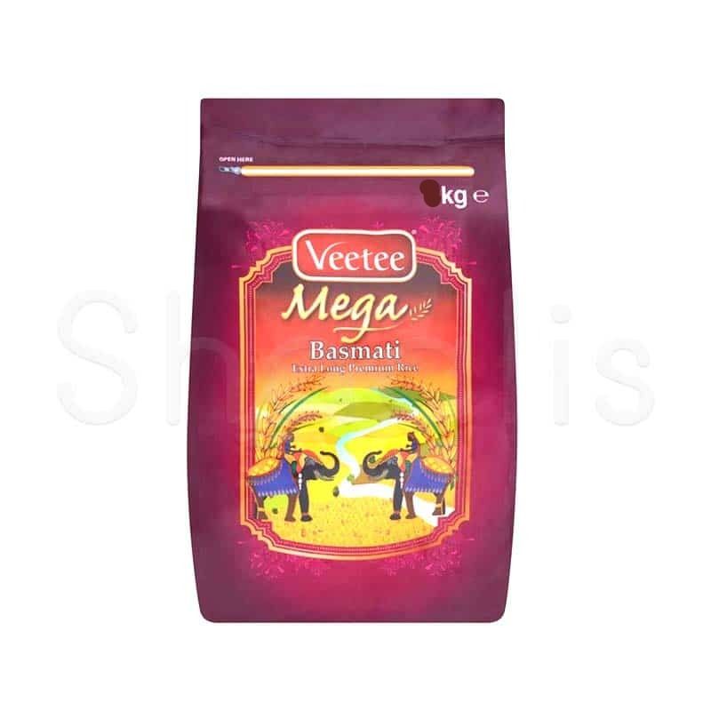 Veetee mega Basmati extra long premium rice 10kg^ - Shaalis.com