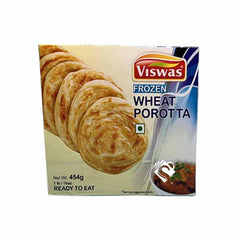 Viswas Frozen Catering Wheat Porota 454g^ - Shaalis.com