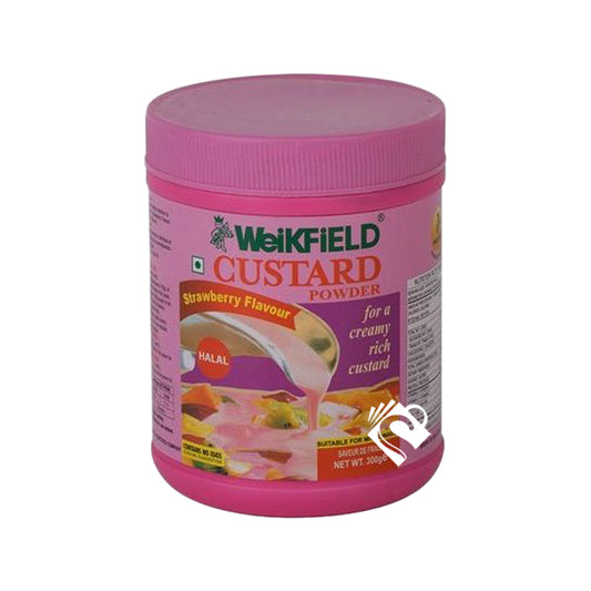 Weikfield Strawberry custard powder 300g^