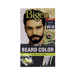 Bigen Men's Beard Colour (B100) Real Black 40g