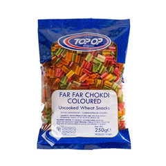 Top Op Far Far Chokdi Coloured Wheat Snacks 250g