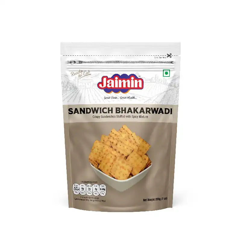 Jaimin Sandwich Bhakharwadi 200g^