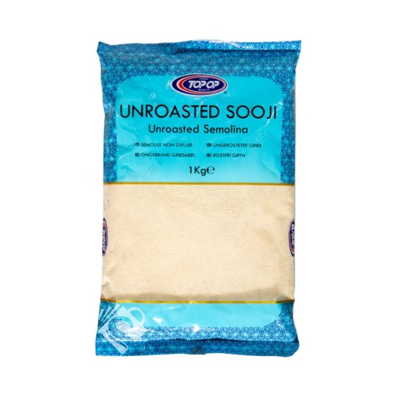 Top Op Unroasted semolina/rava (sooji) 1kg^