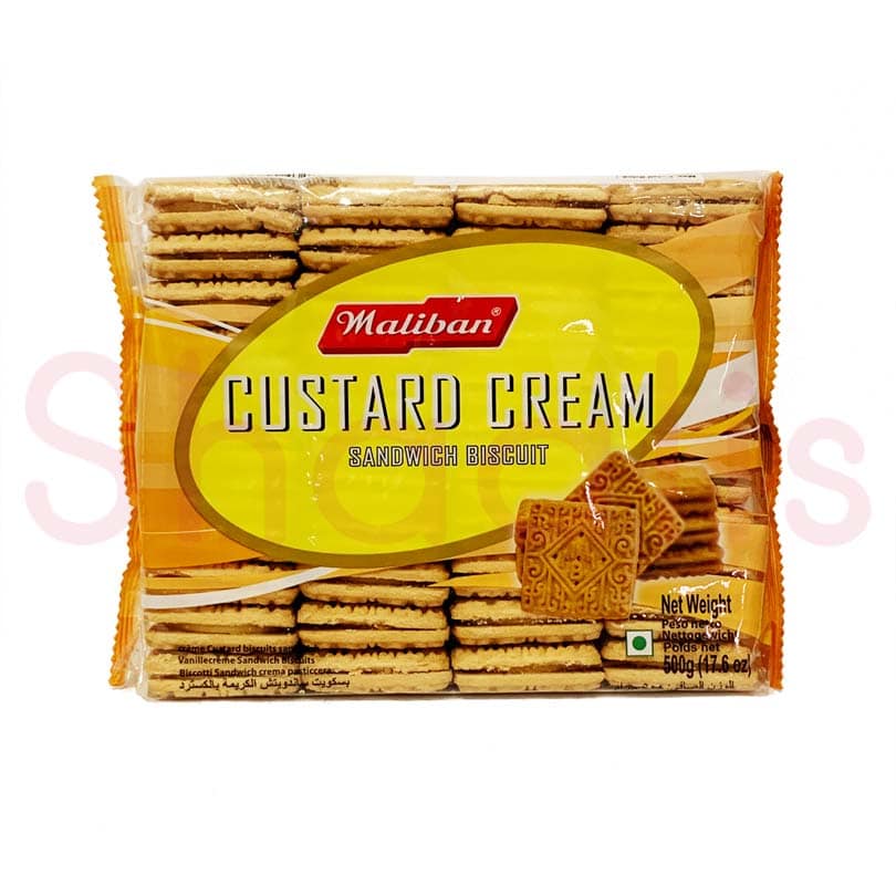 Maliban Custard Cream Sandwich Biscuit 500g^