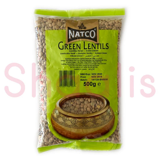 Natco Green Lentils 500g^