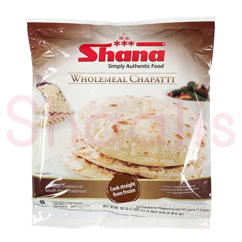 Shana Wholemeal Chapathi 15pcs ^