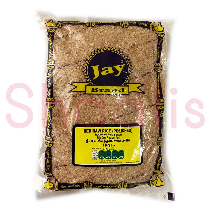 Jay Red Raw Rice (Polished) 1kg