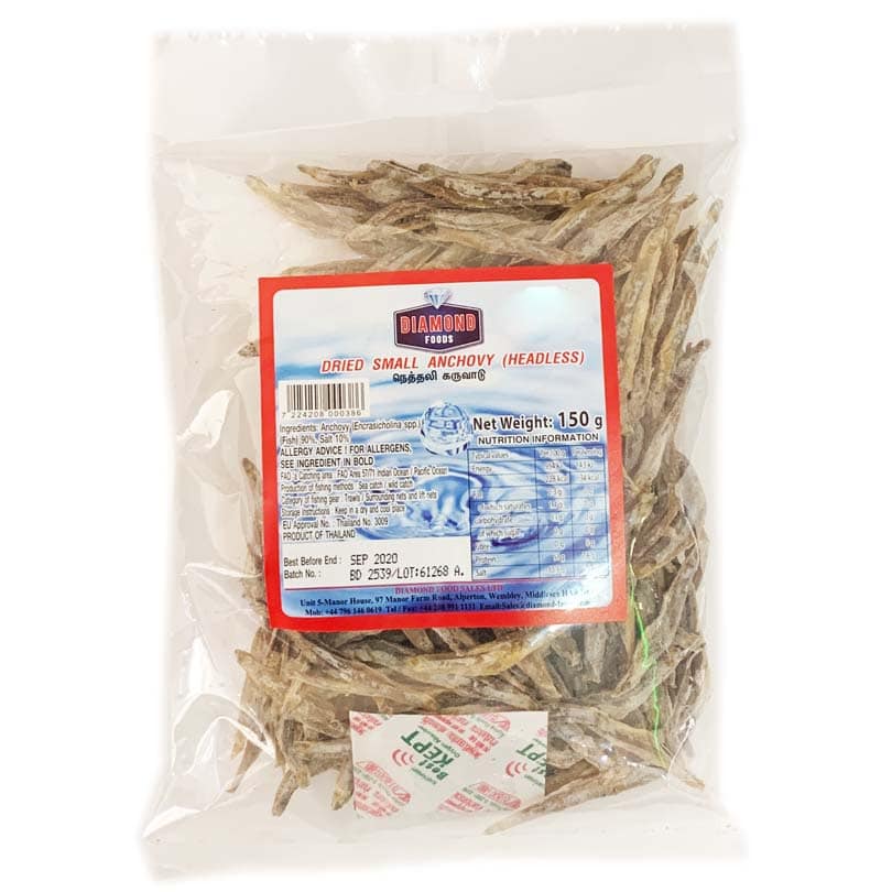 Diamond Foods Dried Small Anchovy(Headless) 150g