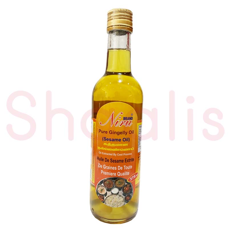 Niru Pure Gingelly Oil (Sesame Oil) 375ml^