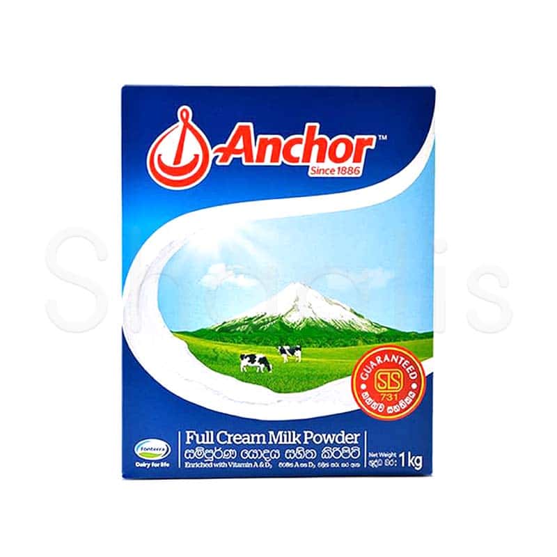 Anchor Full Cream Milk Powder 1kg^
