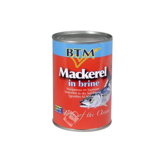 BTM Jack Mackerel In Brine 425g^