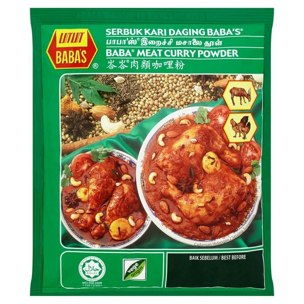 Babas Meat Curry Powder 1kg^