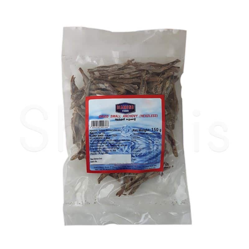 Diamond Foods Dried Small Anchovy(Headless) 150g