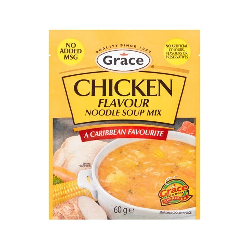 Grace Chicken Flavour Noodle Soup Mix-A Caribbean  60g^