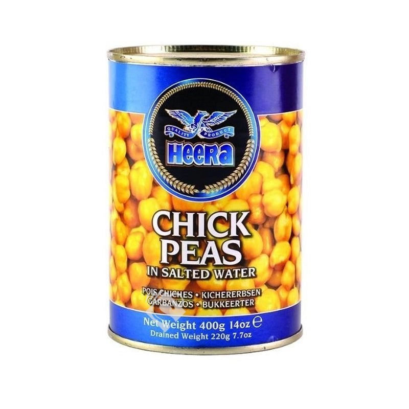 Heera Chick peas in salted water  400g^