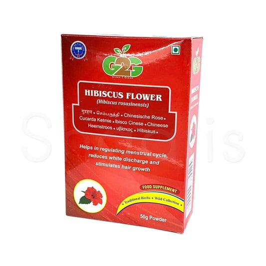G2G Hisbiscus Flower Powder 50g^