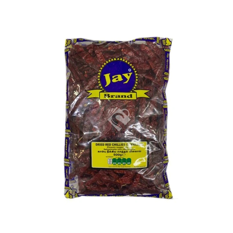 Jay Dried Red Chillies 500g^