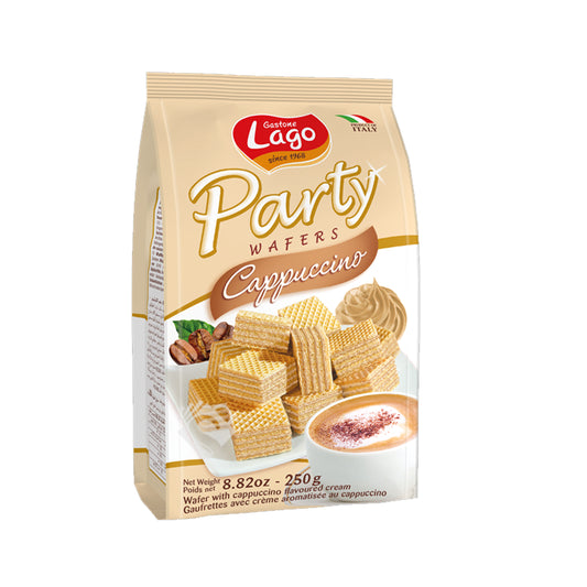 Lago Party Cappuccino Wafers 250g^