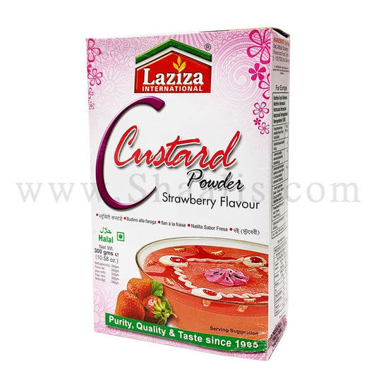 Laziza Custard Powder Strawberry Flavour 300g