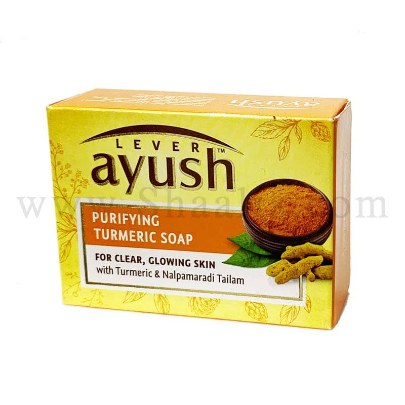 Lever Ayush Purifying Turmeric Soap 100g^