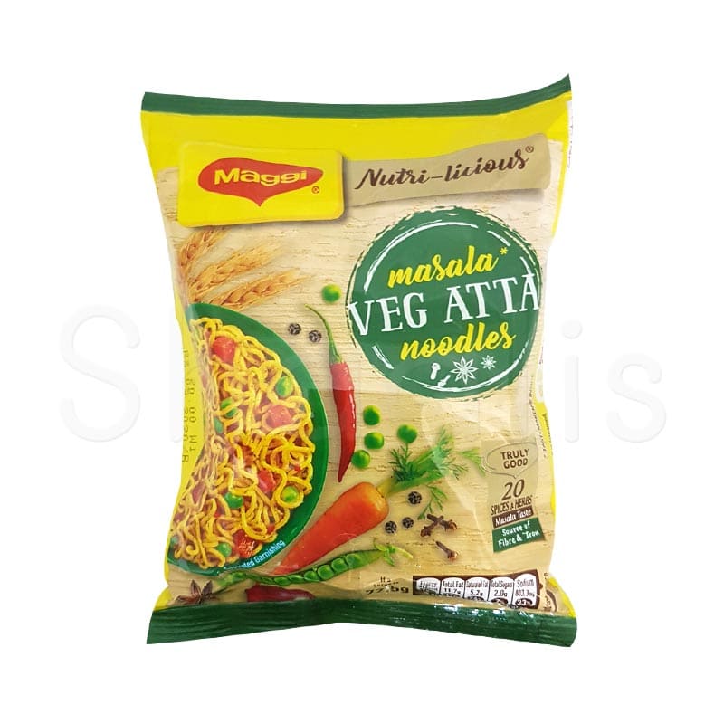 Maggi Veg Atta Noodles Masala Flavour 72.5g^