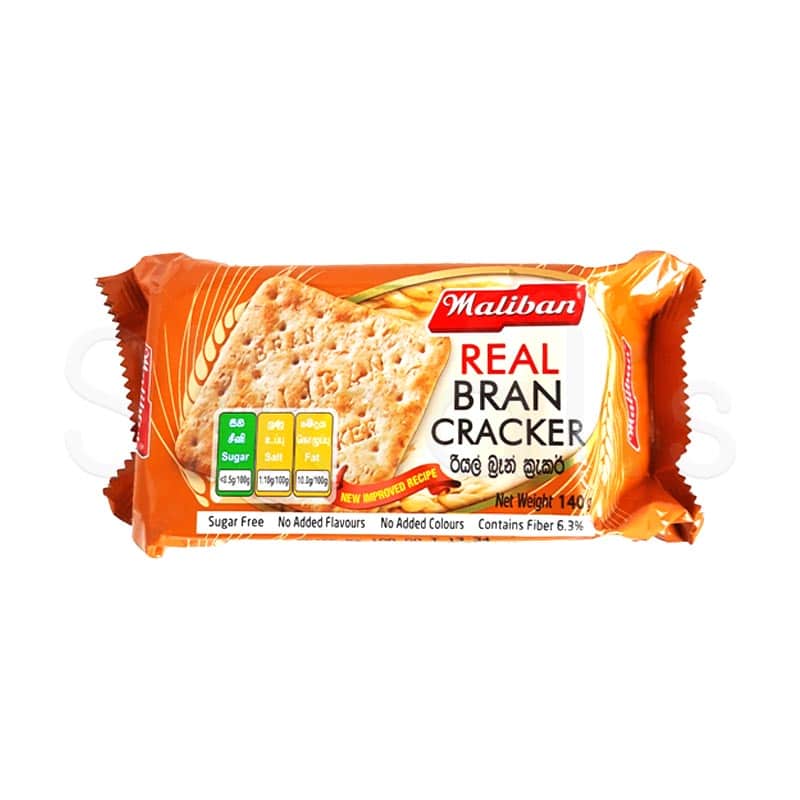 Maliban  Real Bran Crackers 140g^