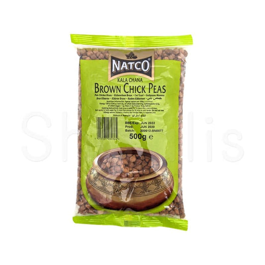 Natco Kala Chana Brown Chick Peas 500g^