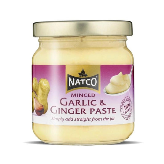 Natco Minced Garlic & Ginger Paste 190g^