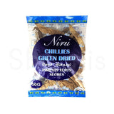 Niru Chillies Green Dried 50g^