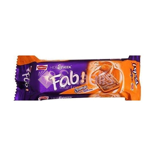 Parle Hide & Seek Fab Orange Flavoured Choco Chip 112g
